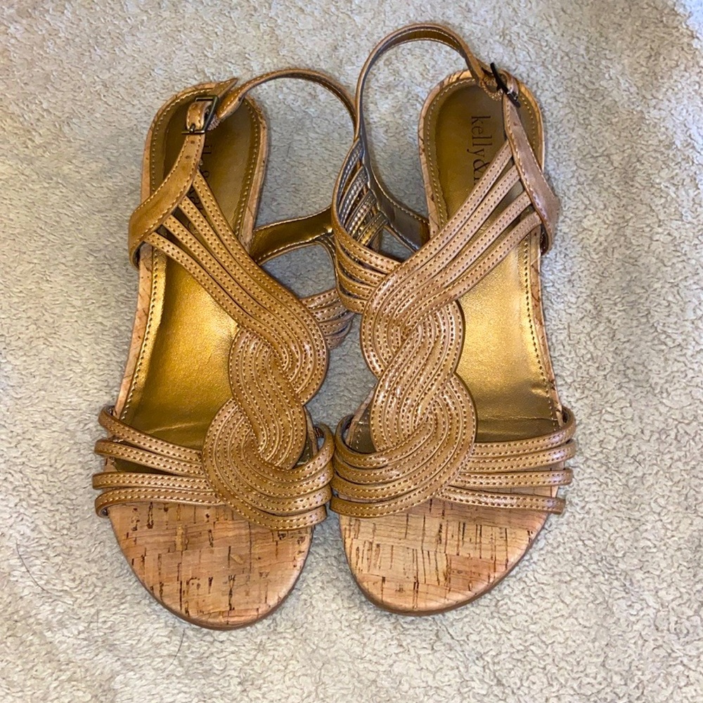 Summer wedges, size 6.5